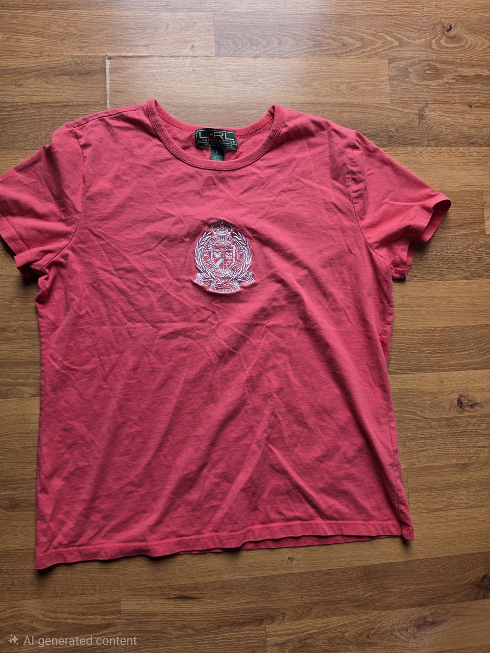 Lauren Ralph Lauren Hot Pink Crewneck Tee
